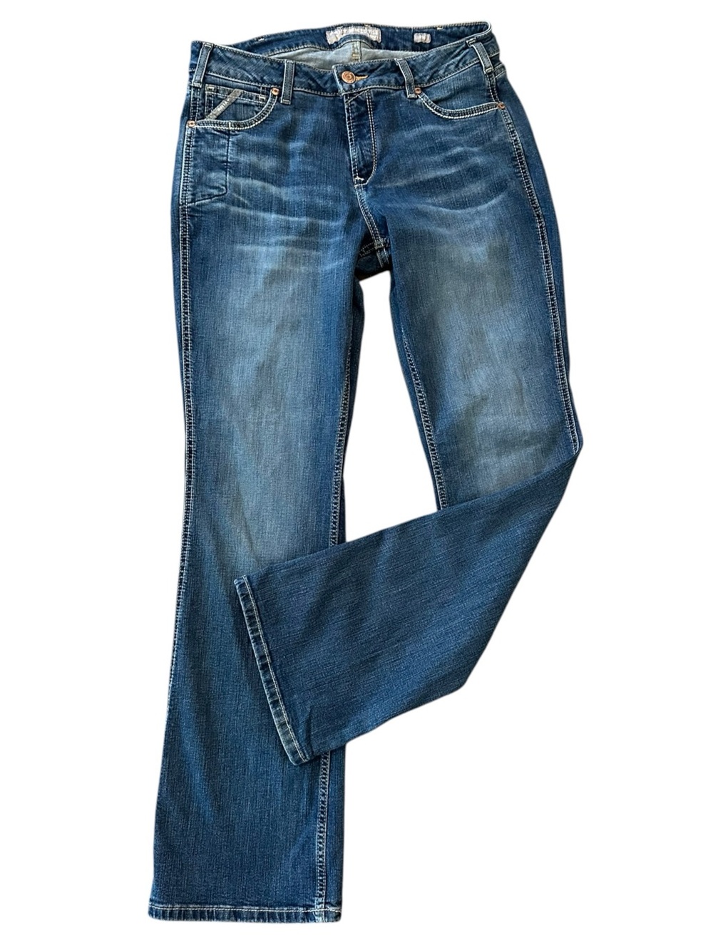 ARIAT Rebar The Perfect Rise Boot stretch bootcut jeans size 31 (12) Long